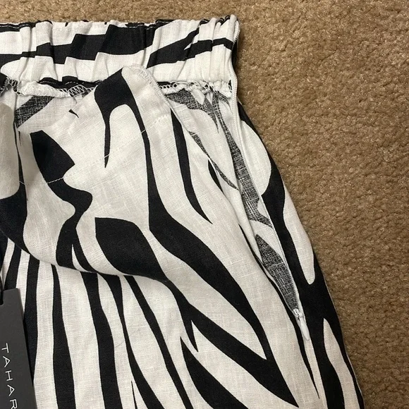 Tahari women 100% linen pants. Small. NWT! - Picture 4 of 5